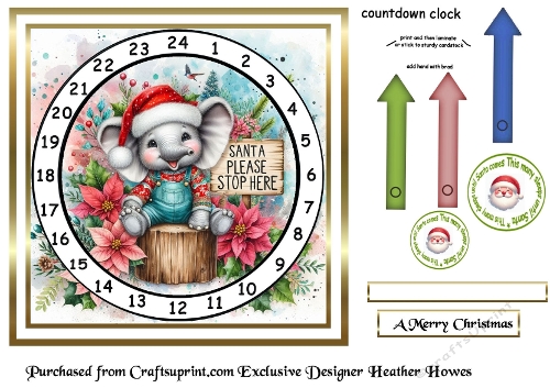 advent calendar clock 34 ellie