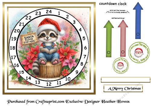 advent calendar clock 37 meercat