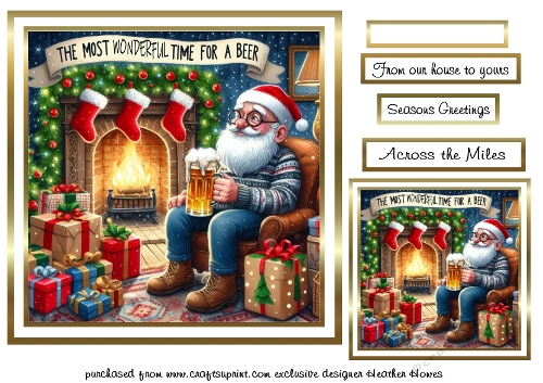 A taste of christmas Beer