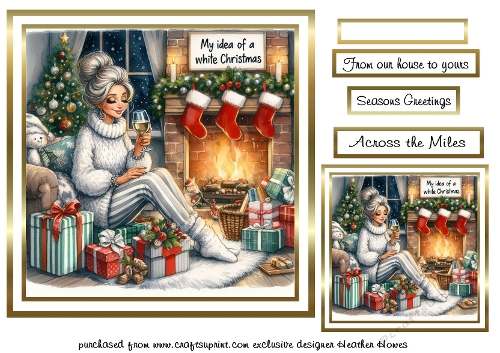 A taste of christmas my idea of a white christmas (wine)
