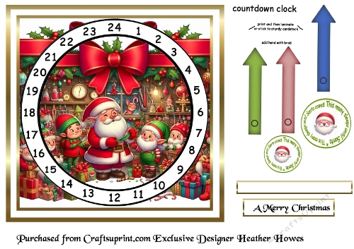 calendar cards some requested santa elves