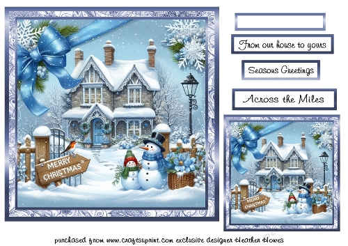 blue framed christmas 2