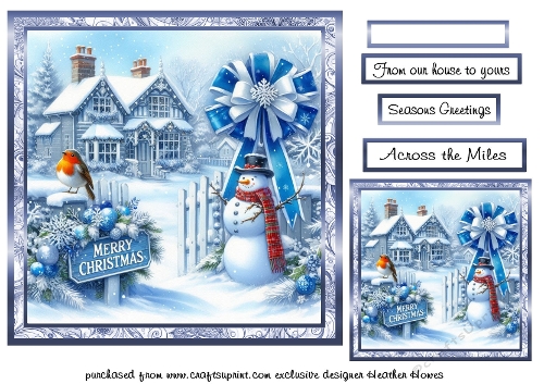 blue framed christmas 4