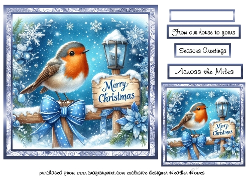 blue framed christmas 10