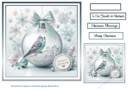 budgie bauble 