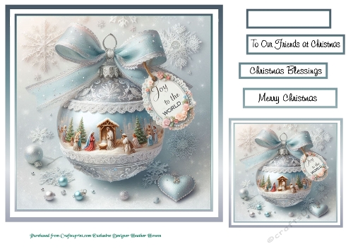 cup1392251_107 - nativity  bauble 