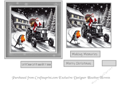 bw with red accents 1 tractor 
