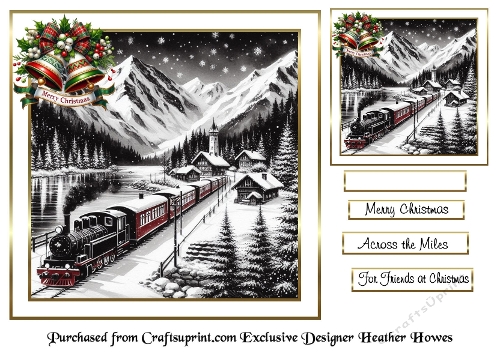 bw and red accents christmas splendour 3