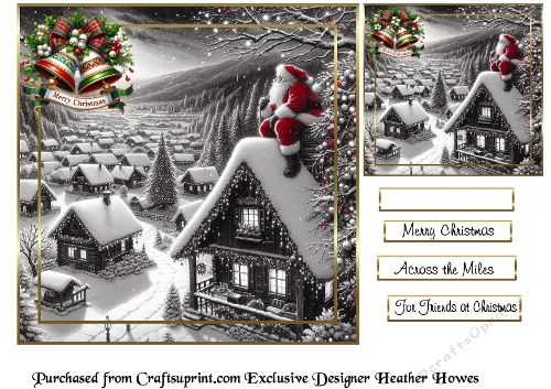 bw and red accents christmas splendour 5