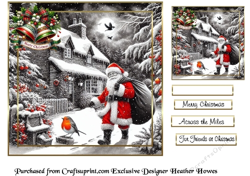bw and red accents christmas splendour 8