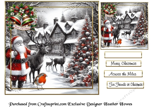 bw and red accents christmas splendour 9
