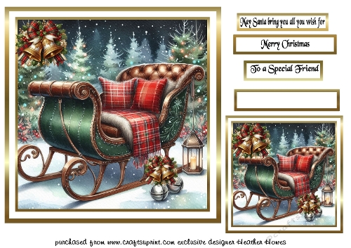 card fronts and tag/topper 20 sleigh bells ring