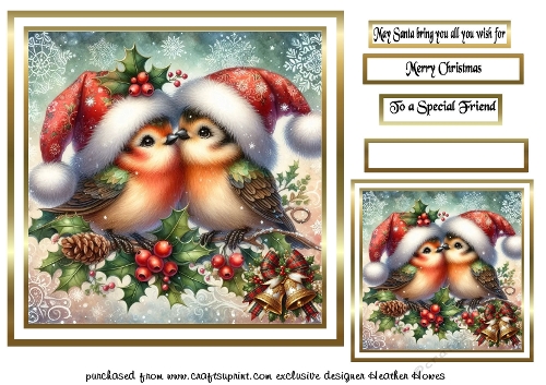 festive birds 4 lovebirds