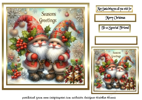 festive cards gnomes1