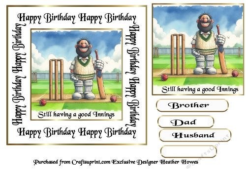 Male Birthday 4 cricket 1