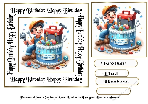 Male Birthday 11 mancake 1