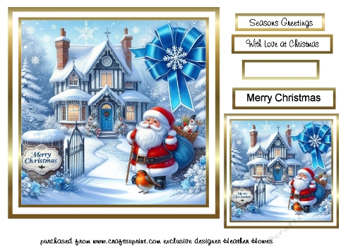 santa at the gate