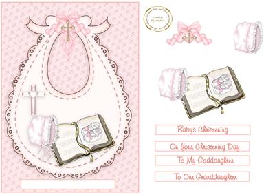 Christening Bib Girl