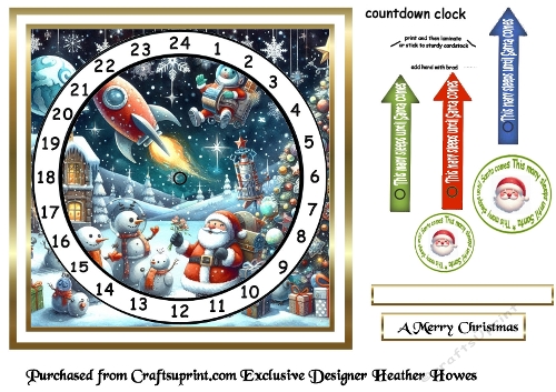 santa in space advent 3