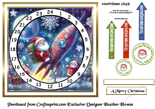 santa in space advent 5