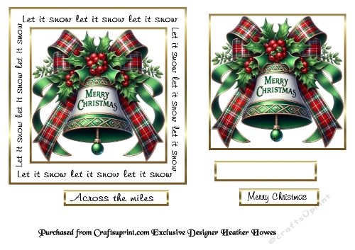 Let it snow tartan bells