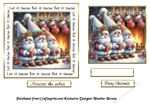 Let it snow hot chocolate gnomes