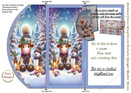 christmas trifold kit christmas coo
