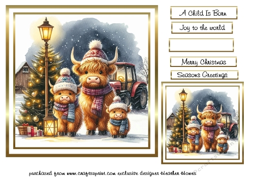 festive animals 6 coos