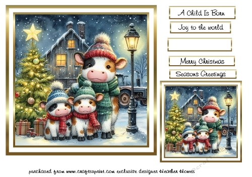 festive animals 10 cows