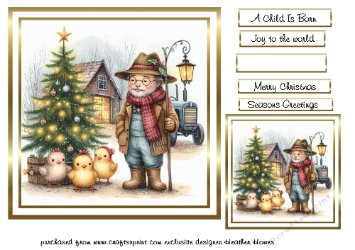 festive animals 12 farmer