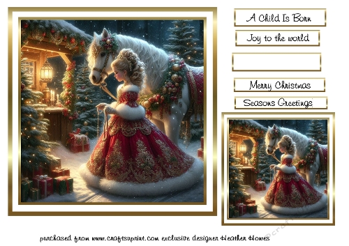 granddaughter christmas horse 2