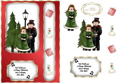 Framed Carolers