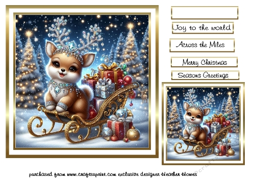 bling reindeer 1