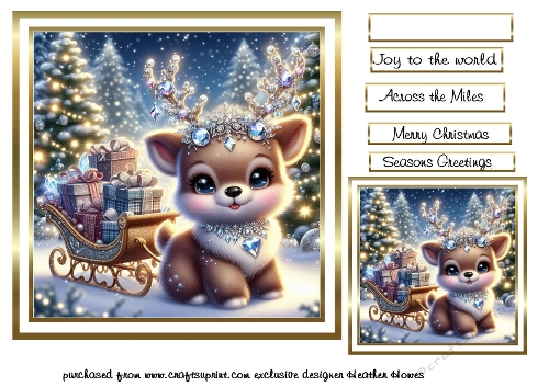 bling reindeer 2