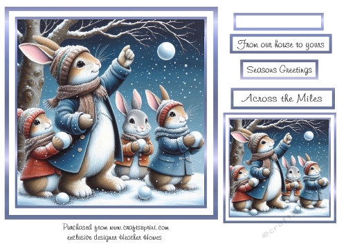 bunnies and snowballs