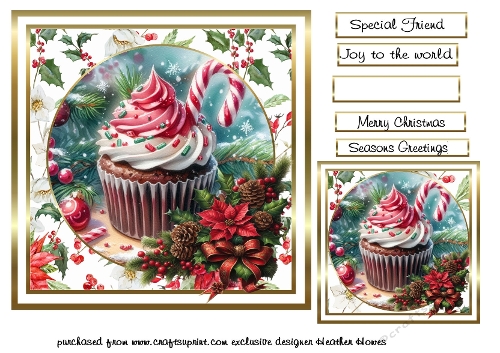 delicious Christmas cupcake 2