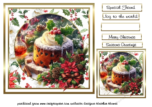 delicious Christmas pud