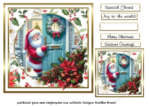 delightful  Christmas santa one