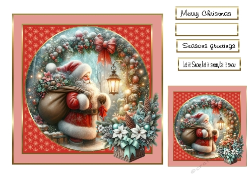 christmas characters santa red2