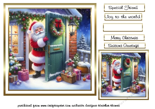 santas at the door 3