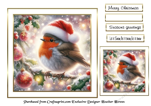 christmas robin