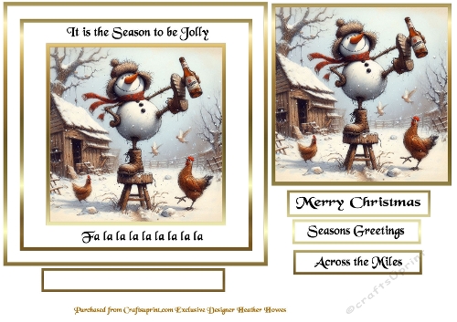 tis the season to be jolly snowman 1
