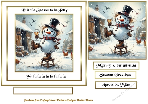 tis the season to be jolly snowman 3