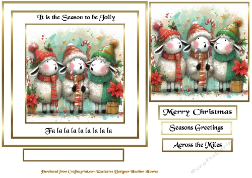 tis the season to be jolly singing sheep