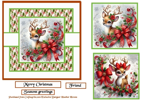 christmas deer