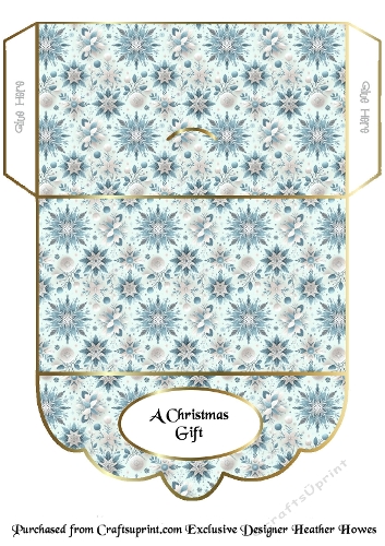 money wallet 5 snowflakes