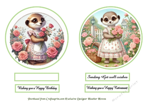 wishes toppers 8 meerkat