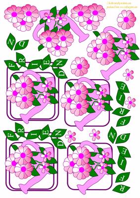 Watercan and Flowers
