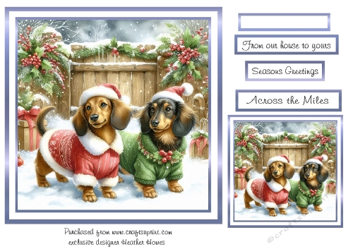dachshund christmas