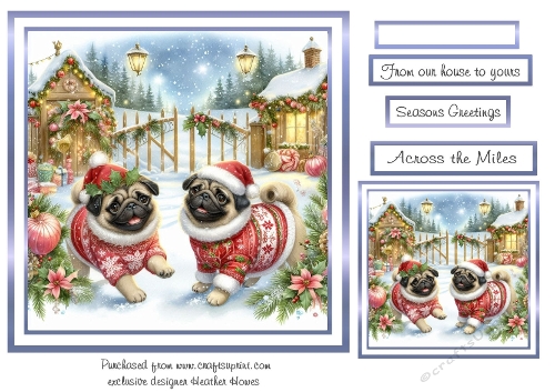 pugs christmas